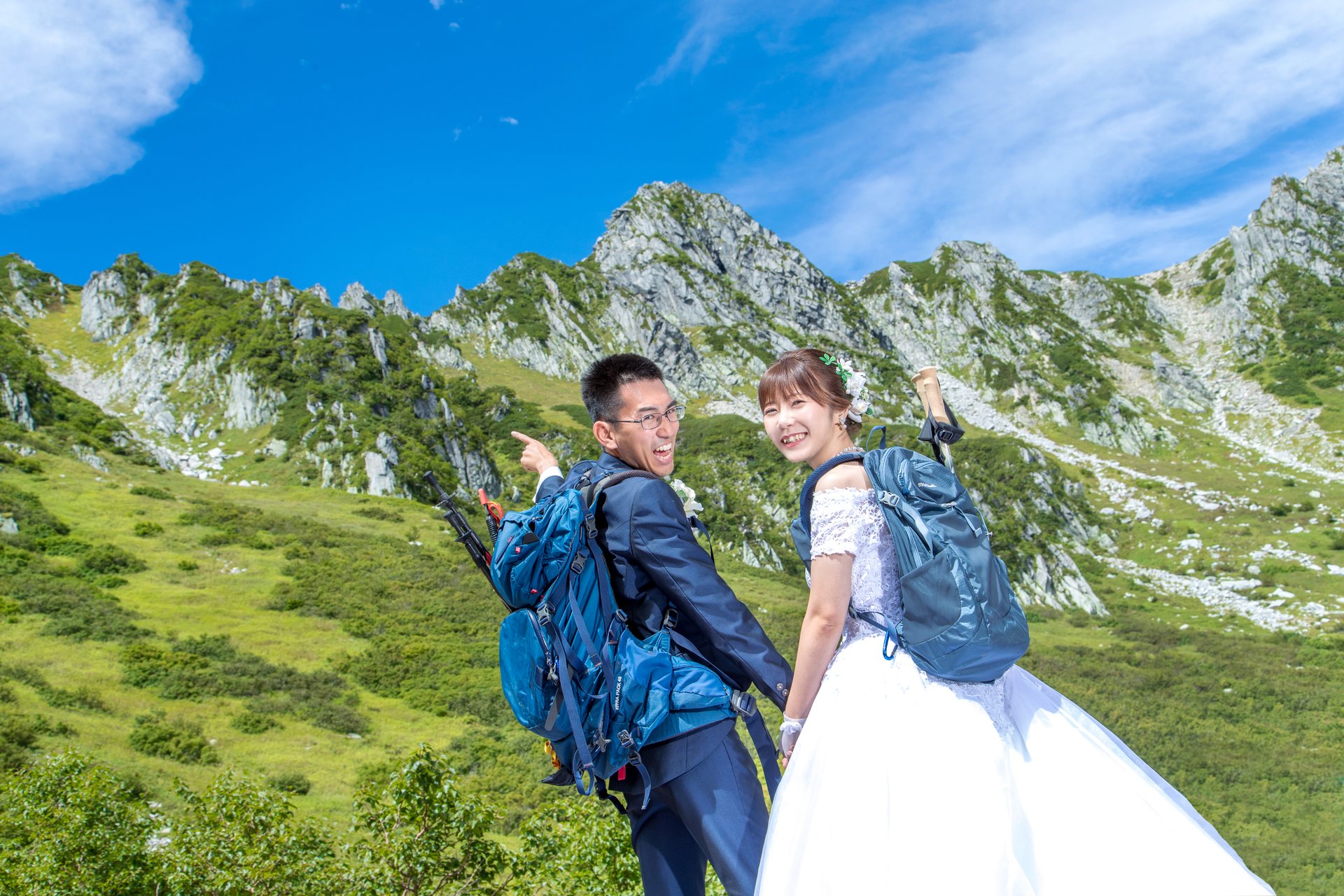 駒ヶ根フォトウエディング 山ロケ