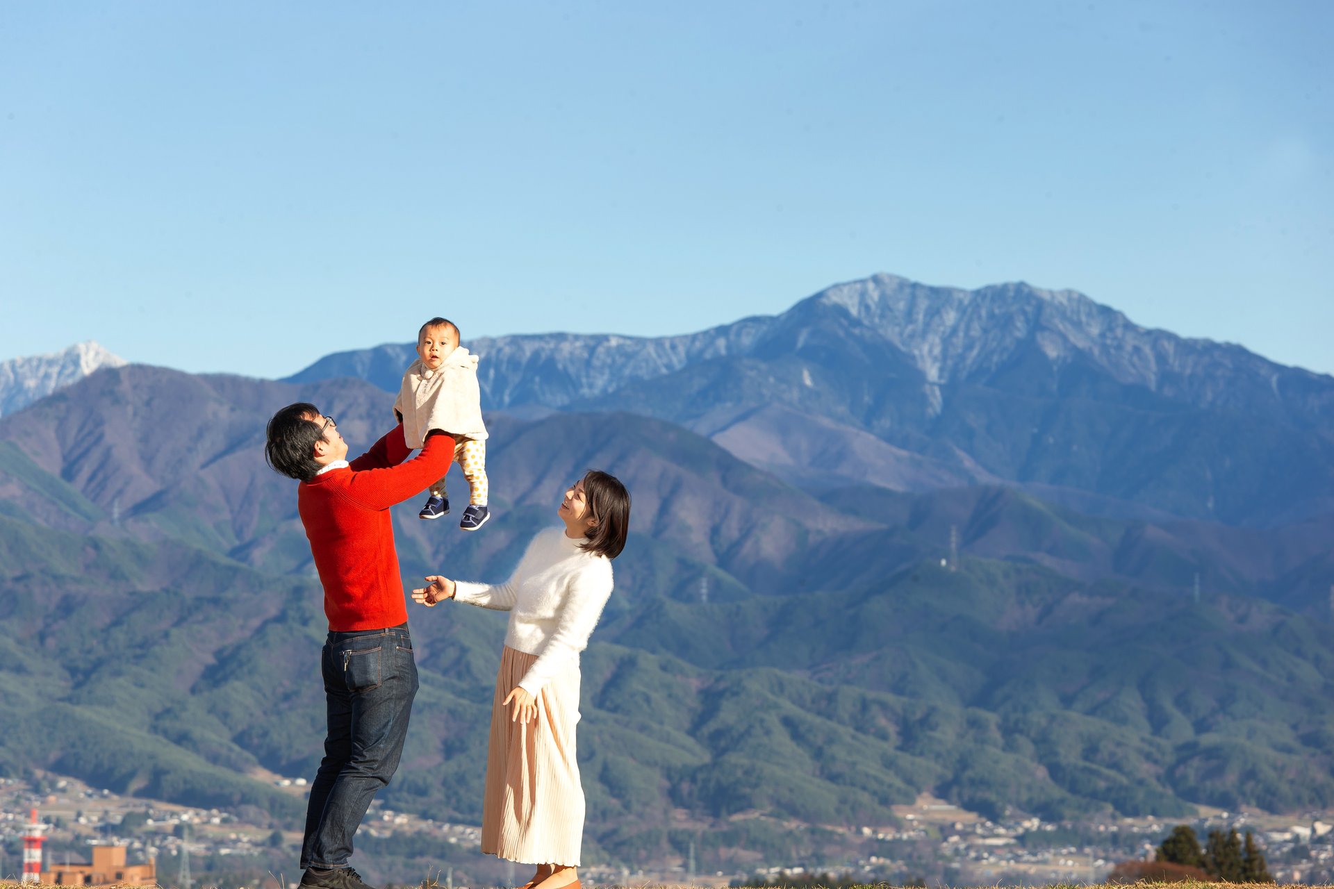 駒ヶ根フォトウエディング 家族×赤ちゃん