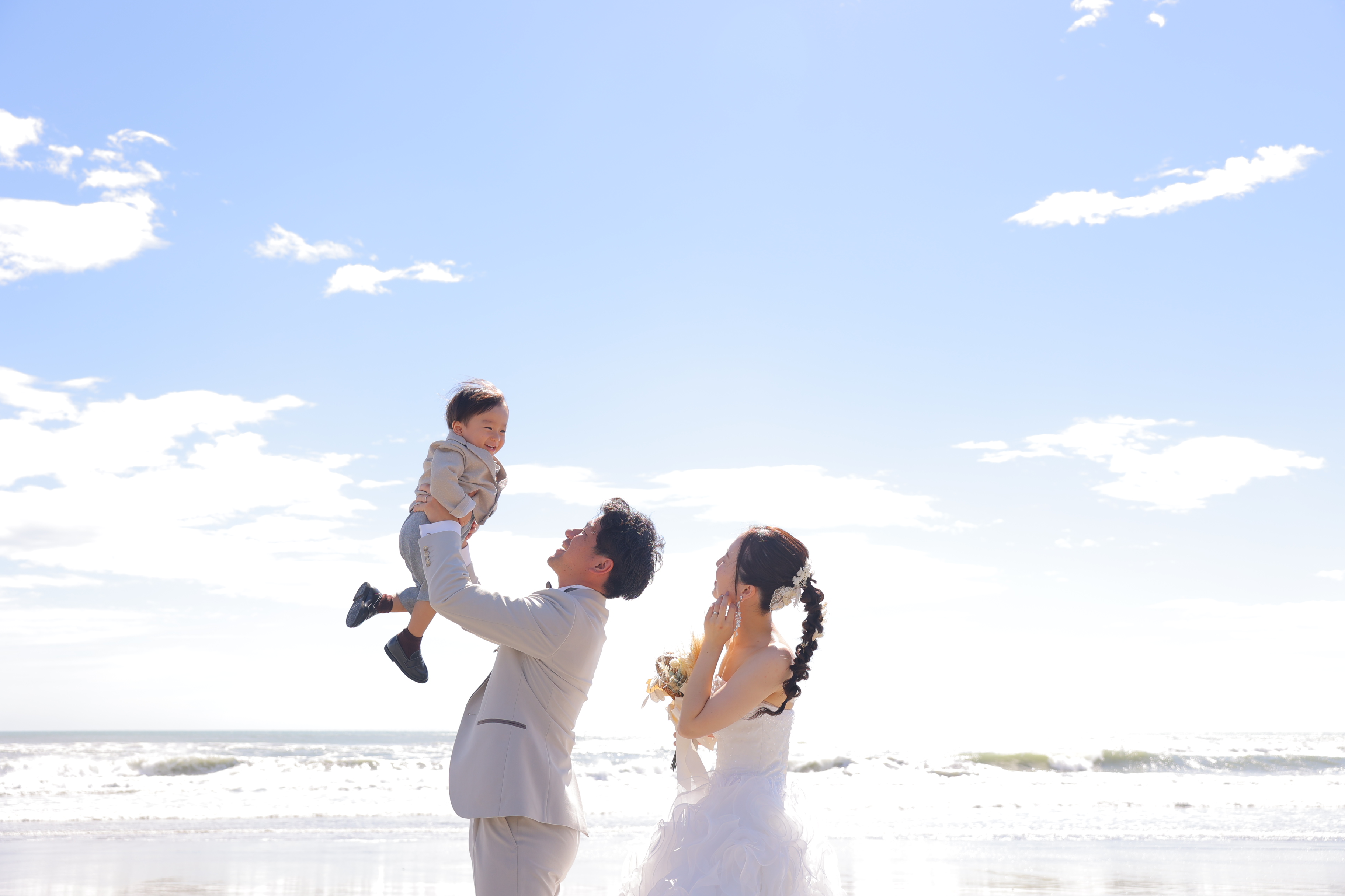 豊橋フォトウエディング 青空と二人