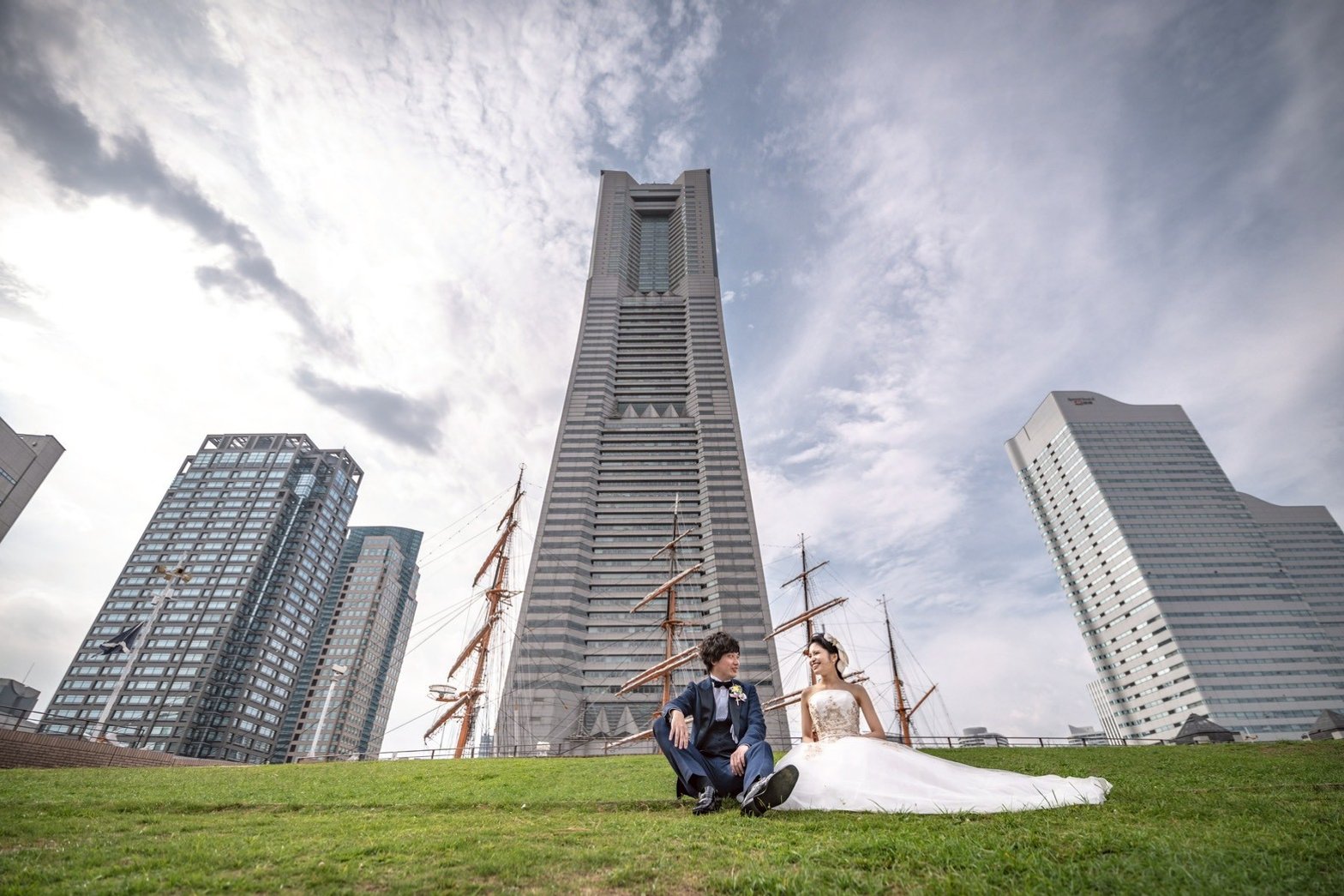 横浜フォトウエディング ランドマークタワー