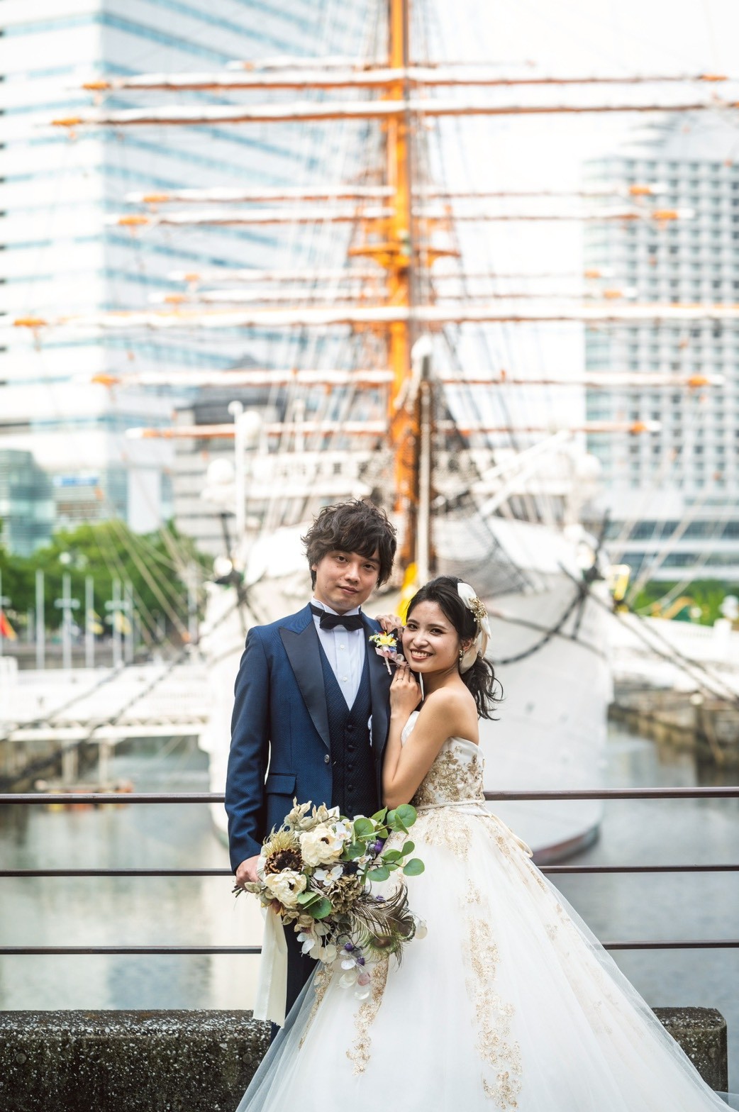 横浜フォトウエディング 帆船